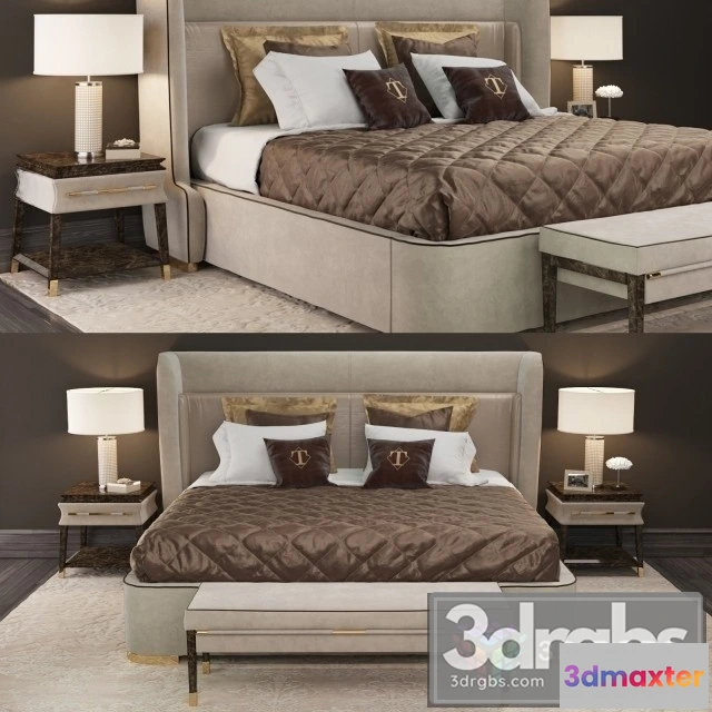 944538 - Turri Noir Bed