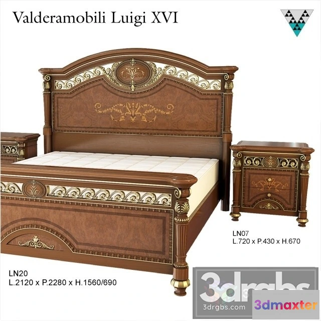 944604 - Valderamobili Luigi XVI Bed