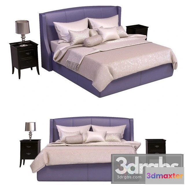 944618 - Venice Velvet Bed