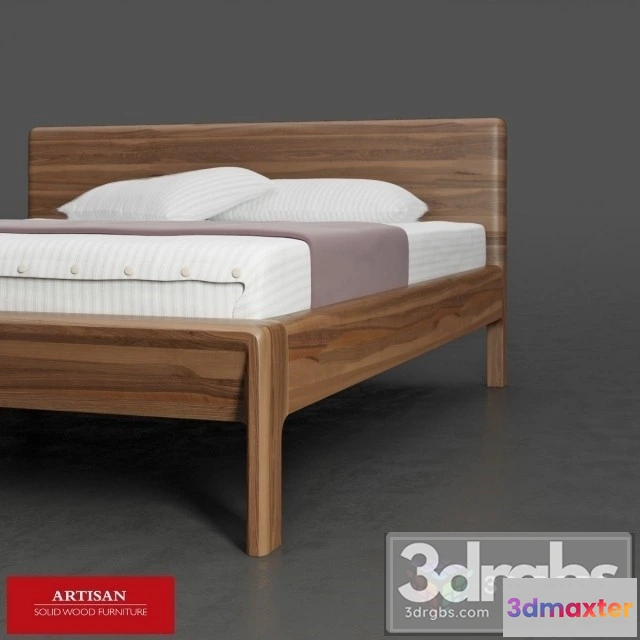 944710 - Wanut Wooden Bed