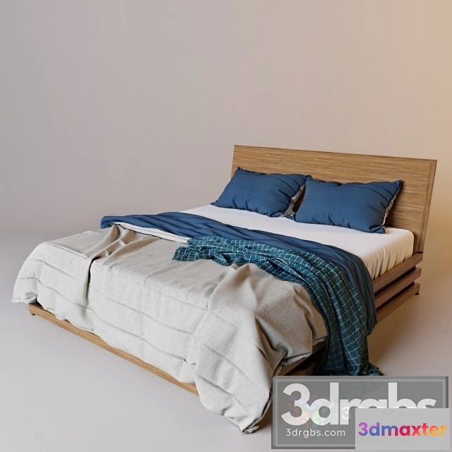 944770 - Wooden Bed Set