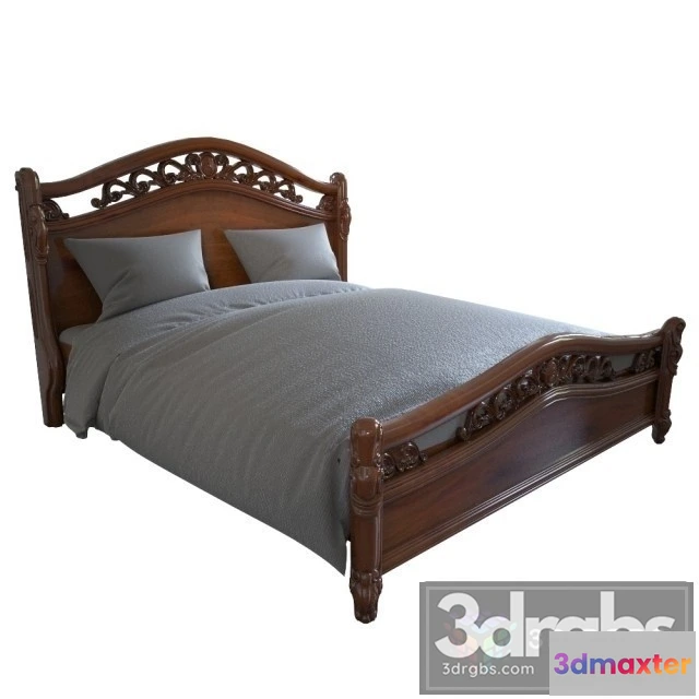 944774 - Wooden Classic Bed