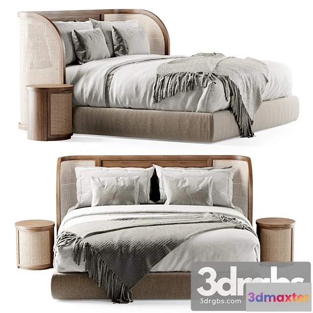 944778 - Wooden Double Bed DB57