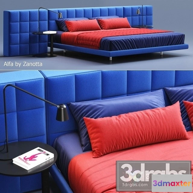 944788 - Zanotta Alfa Bed