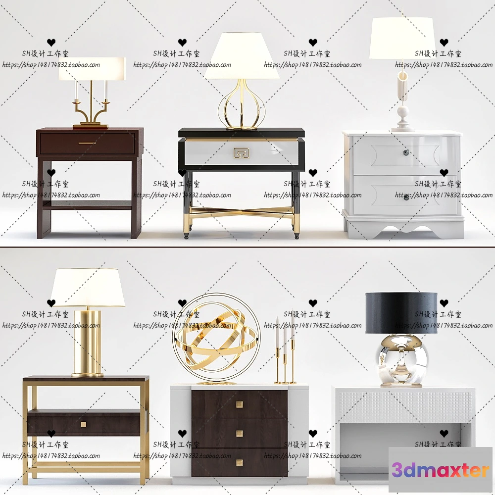 1128308 - Side Table - 3D Models - 1289