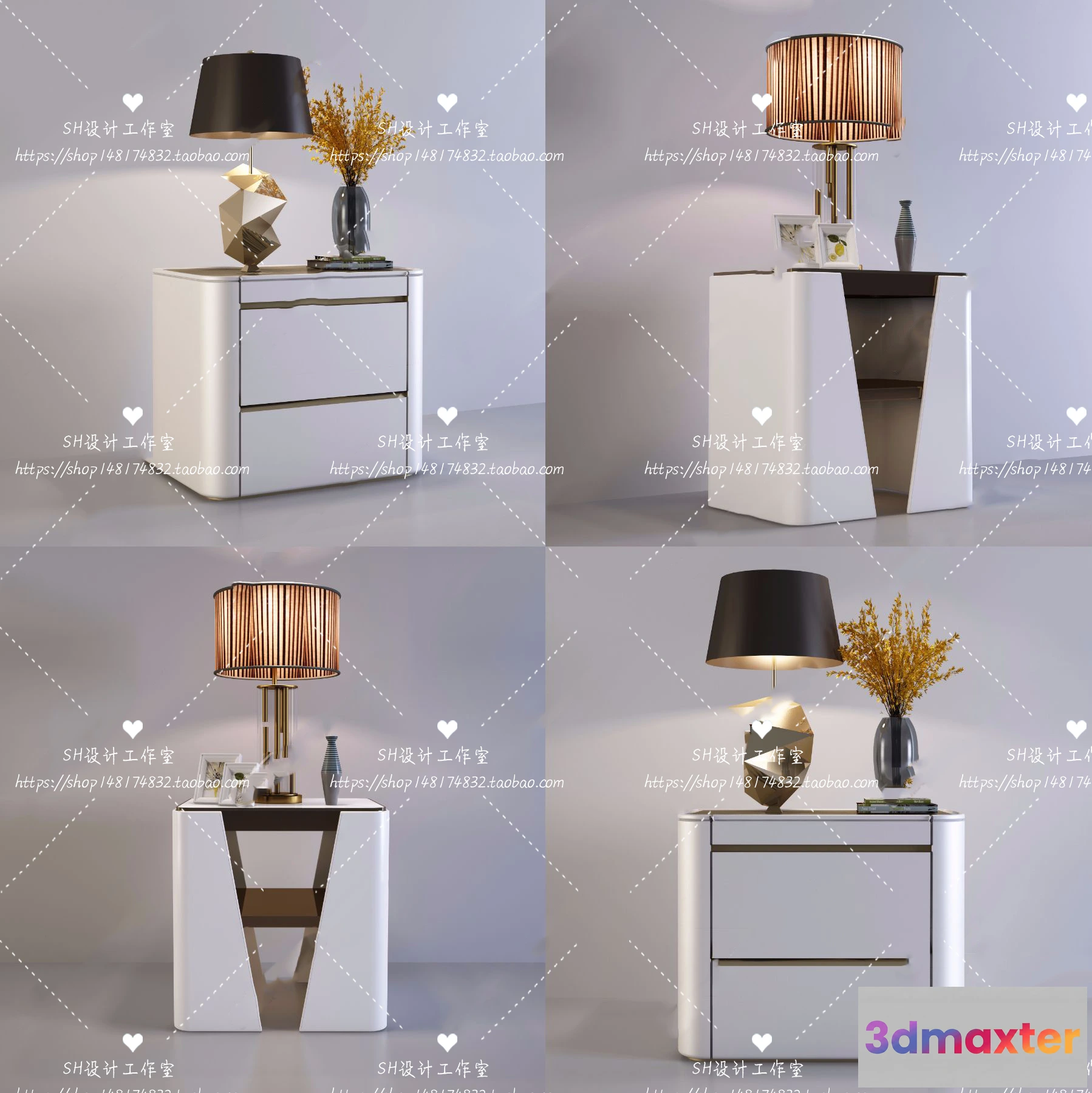 1128310 - Side Table - 3D Models - 1290