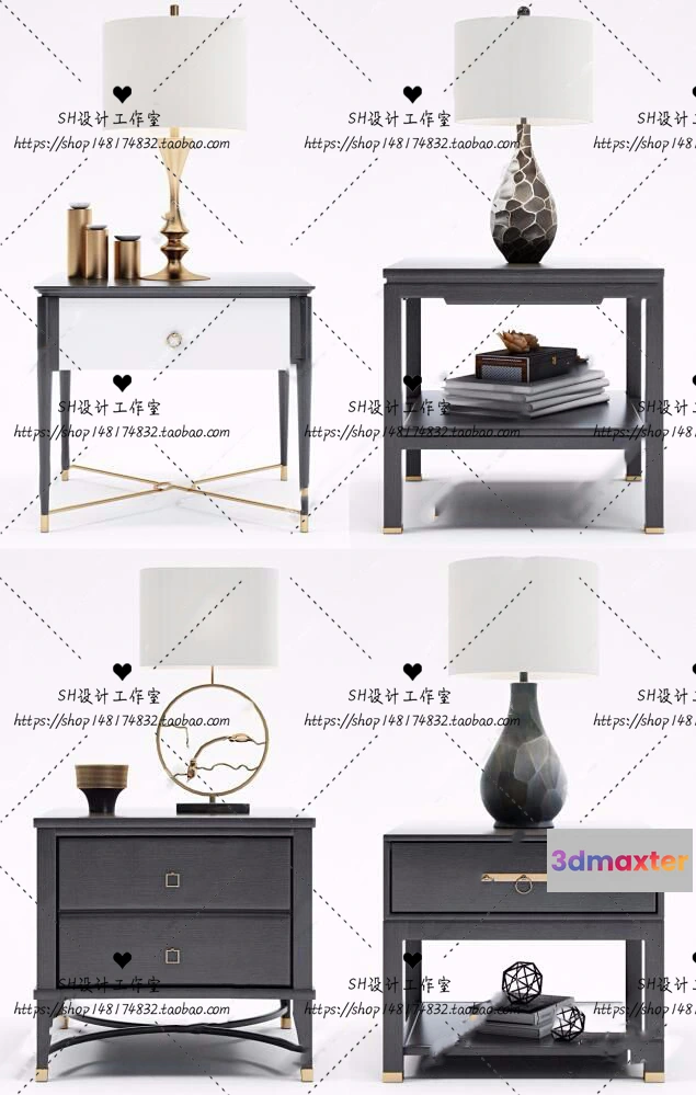 1128312 - Side Table - 3D Models - 1291