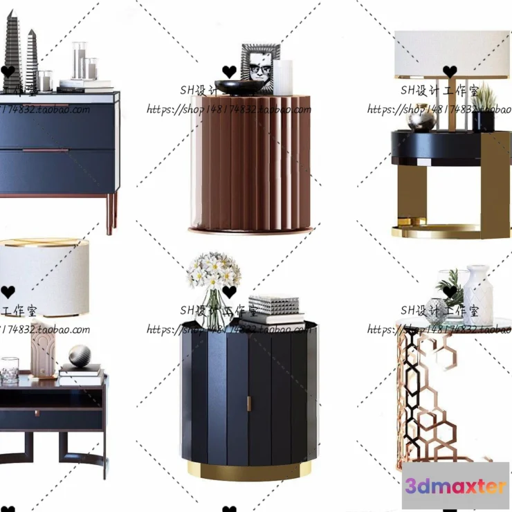 1128314 - Side Table - 3D Models - 1292