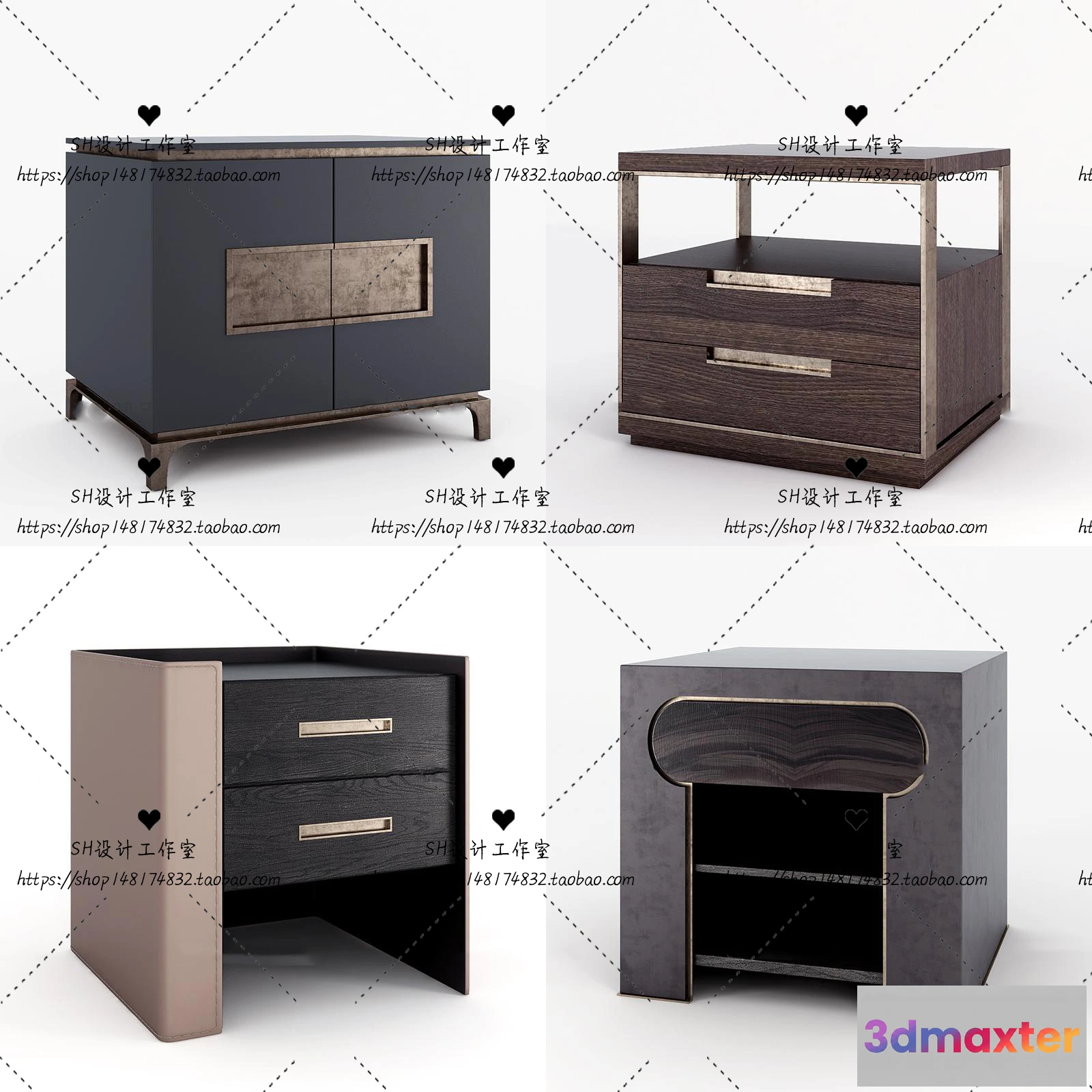 1128334 - Side Table - 3D Models - 1302