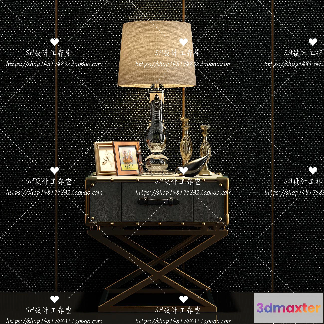 1128402 - Side Table - 3D Models - 1336