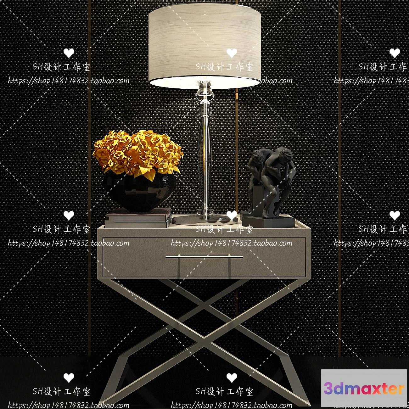 1128410 - Side Table - 3D Models - 1340