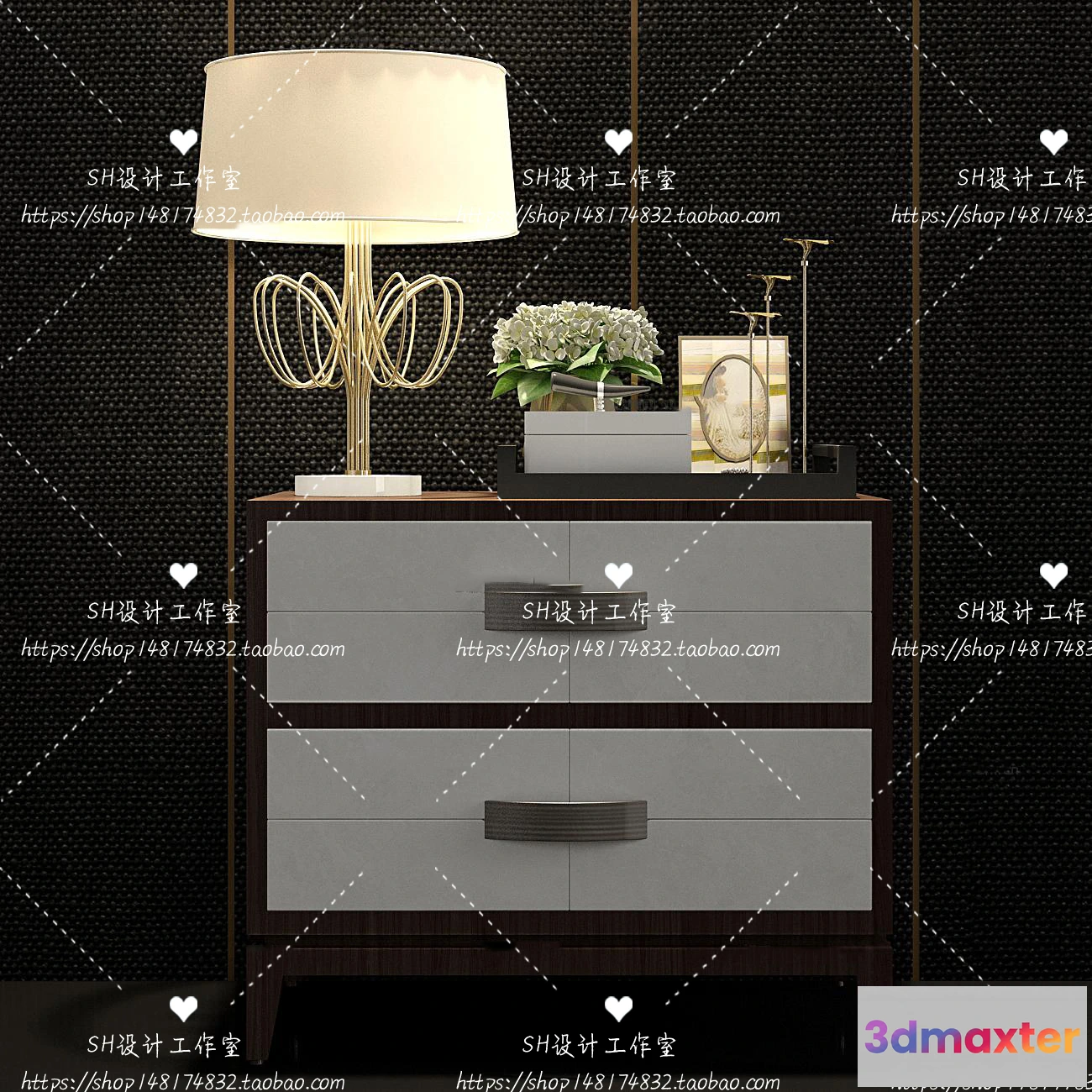 1128420 - Side Table - 3D Models - 1345