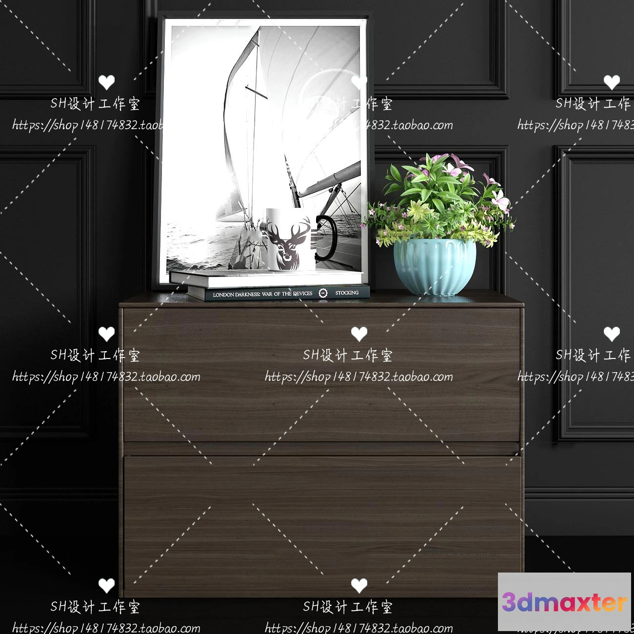 1128432 - Side Table - 3D Models - 1351