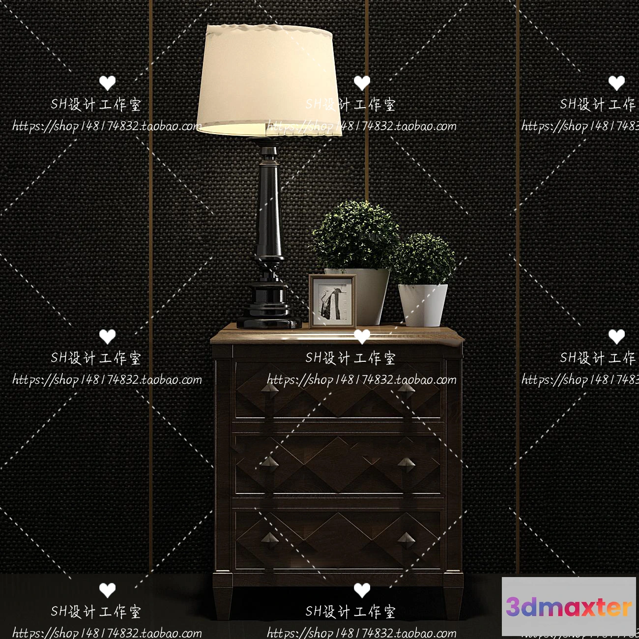 1128466 - Side Table - 3D Models - 1368