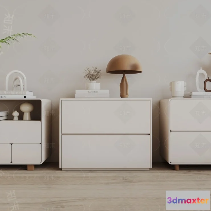 1374399 - Bedside Tables - 3D Furniture Models - 001 3D Max