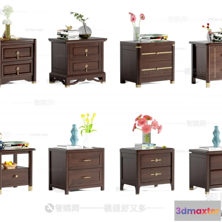 1374929 - Bedside Tables - 3D Furniture Models - 009 3D Max