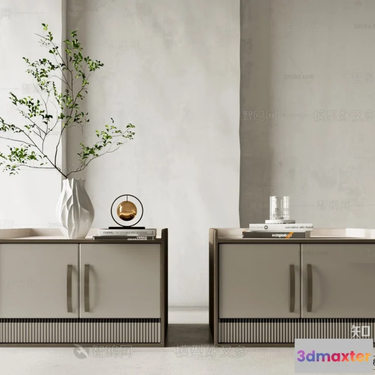 1374995 - Bedside Tables - 3D Furniture Models - 010 3D Max