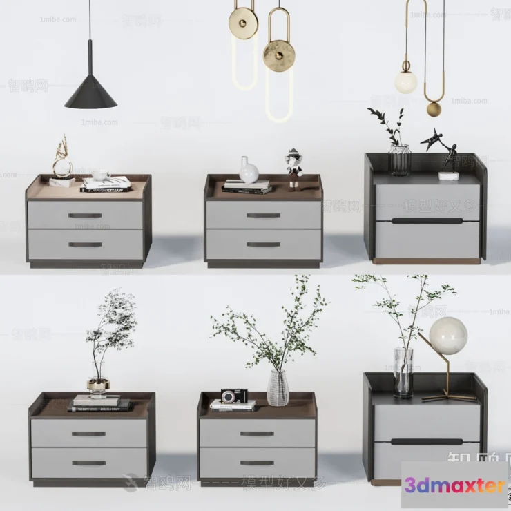 1375127 - Bedside Tables - 3D Furniture Models - 012 3D Max
