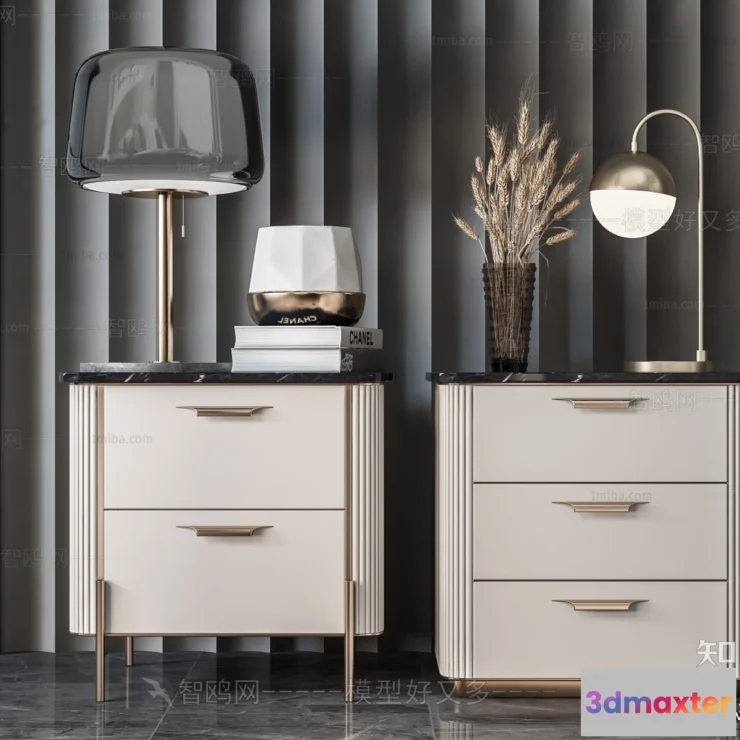 1375557 - Bedside Tables - 3D Furniture Models - 018 3D Max