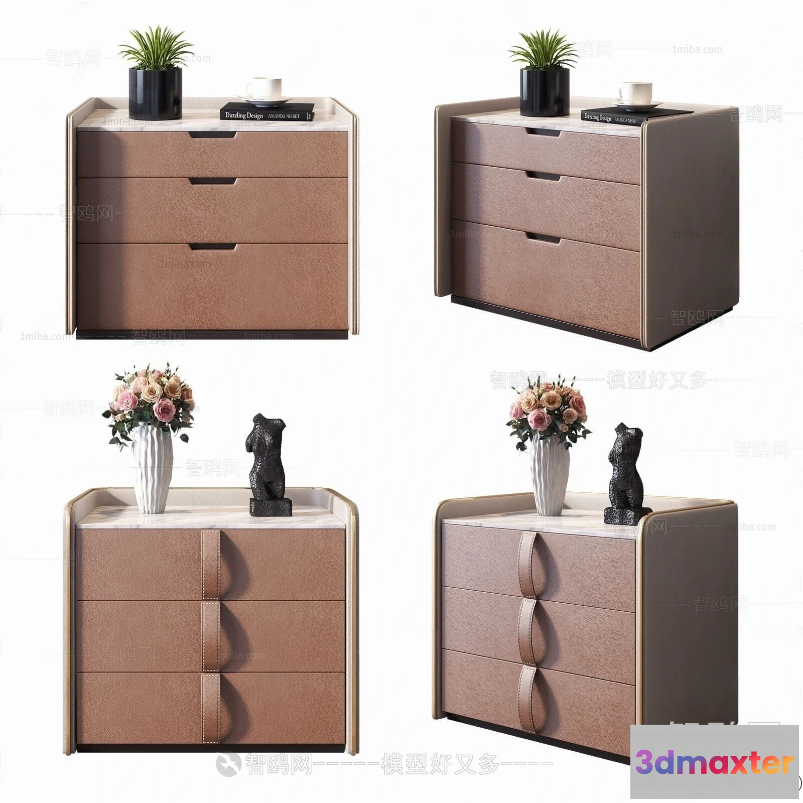 1375886 - Bedside Tables - 3D Furniture Models - 023 3D Max