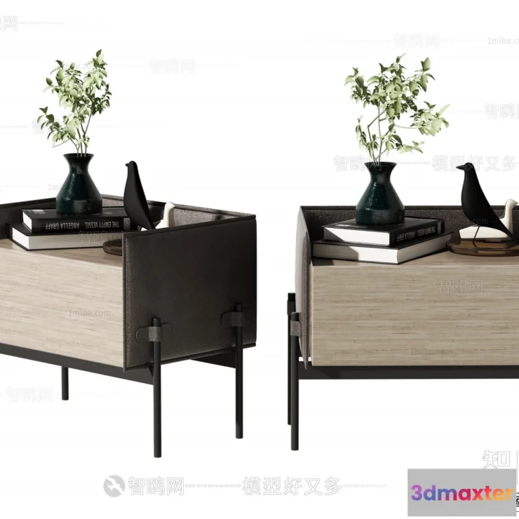 1376153 - Bedside Tables - 3D Furniture Models - 027 3D Max