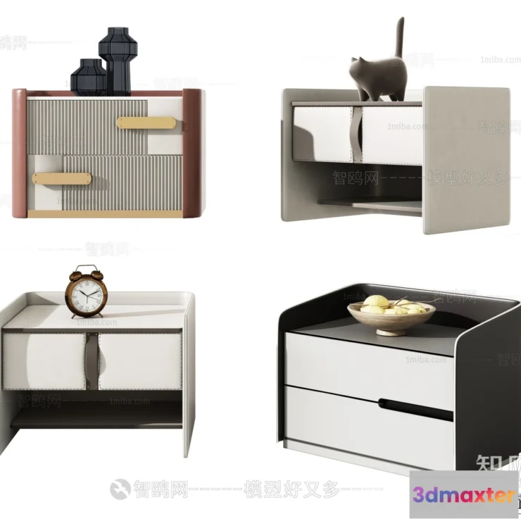 1376352 - Bedside Tables - 3D Furniture Models - 030 3D Max