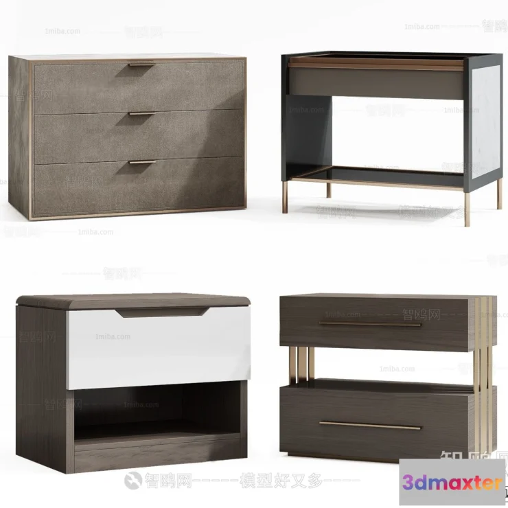 1377087 - Bedside Tables - 3D Furniture Models - 041 3D Max