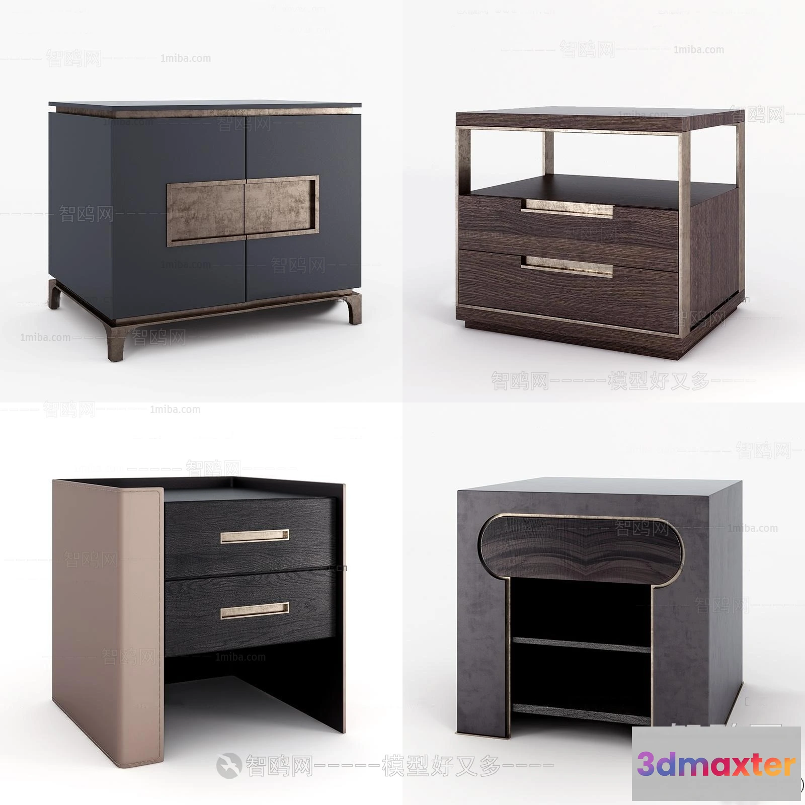 1377347 - Bedside Tables - 3D Furniture Models - 045 3D Max