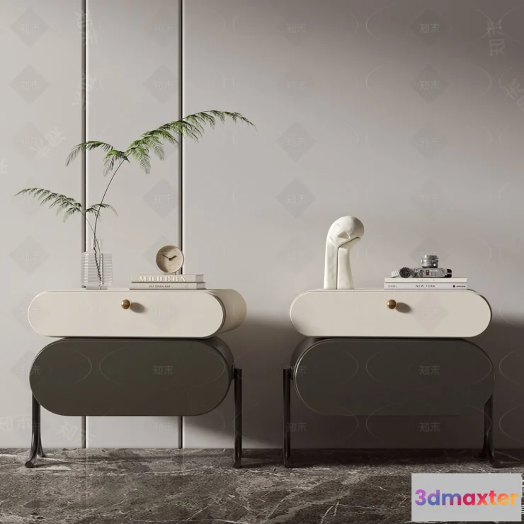 1377415 - Bedside Tables - 3D Furniture Models - 046 3D Max