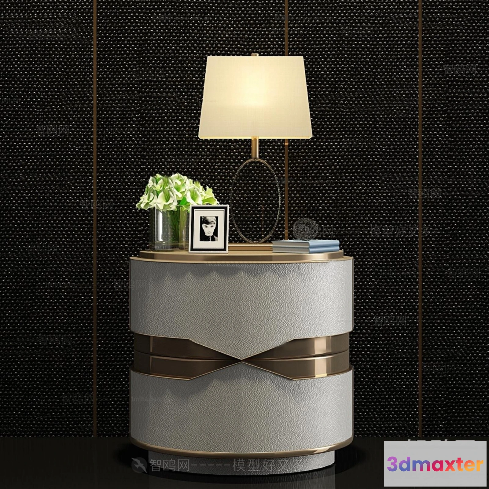 1377830 - Bedside Tables - 3D Furniture Models - 052 3D Max