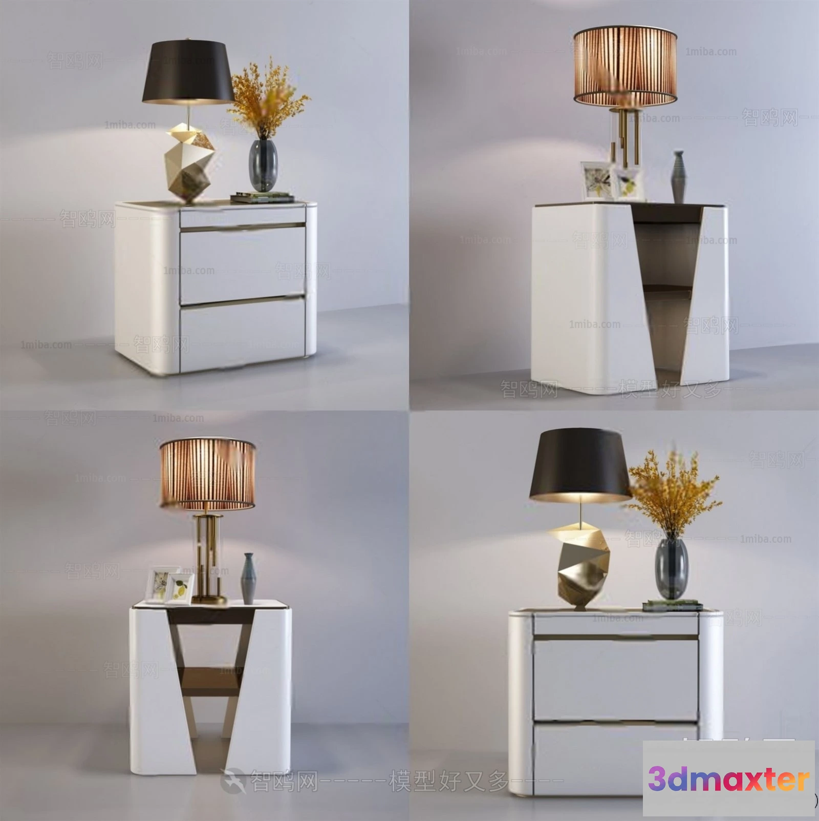 1378090 - Bedside Tables - 3D Furniture Models - 056 3D Max