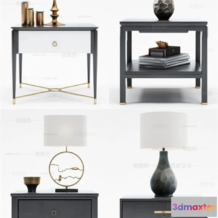 1378221 - Bedside Tables - 3D Furniture Models - 058 3D Max