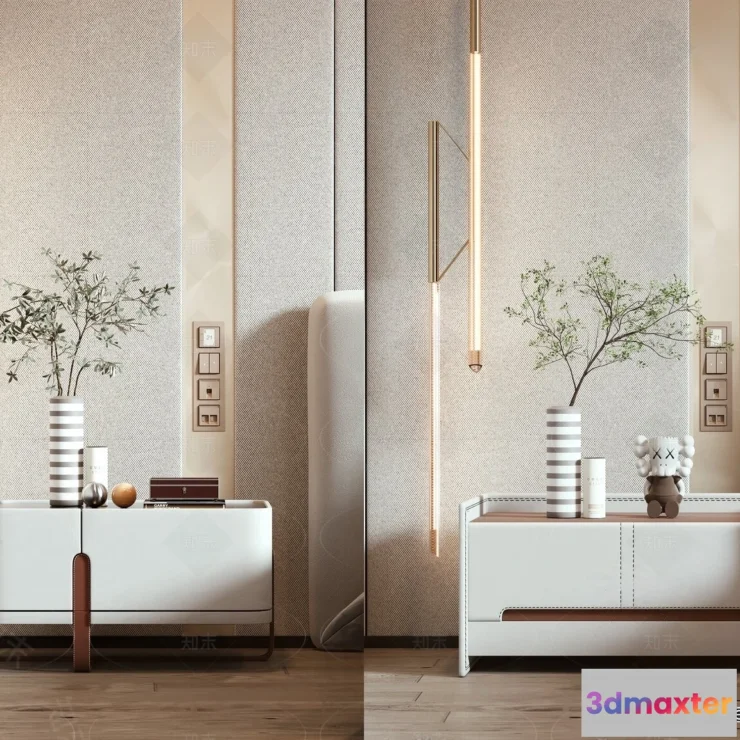 1378855 - Bedside Tables - 3D Furniture Models - 068 3D Max