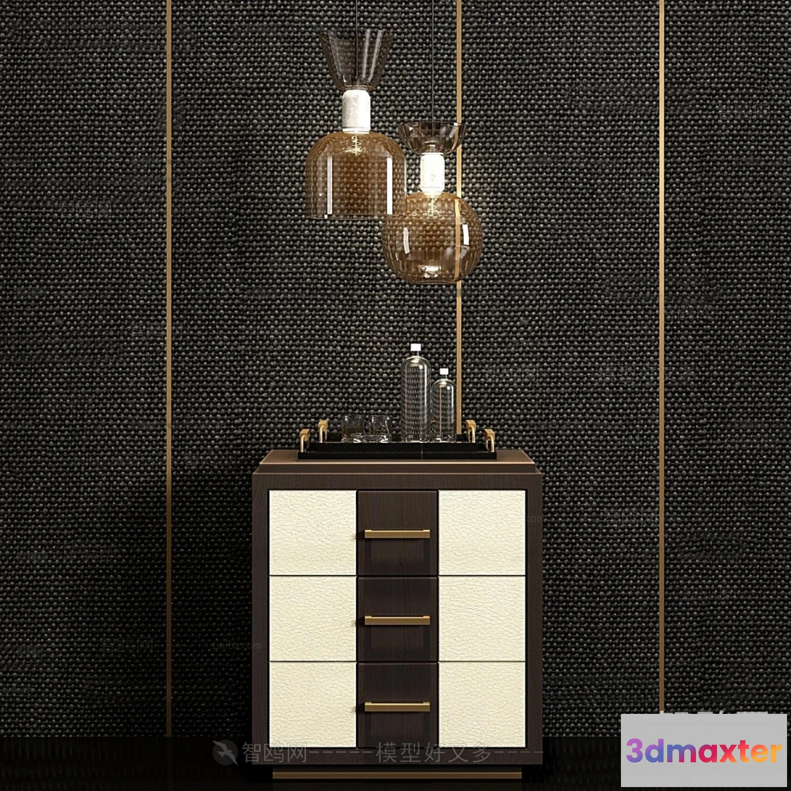 1378927 - Bedside Tables - 3D Furniture Models - 069 3D Max