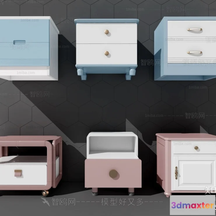 1379056 - Bedside Tables - 3D Furniture Models - 071 3D Max