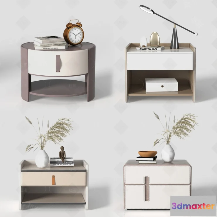 1379587 - Bedside Tables - 3D Furniture Models - 079 3D Max