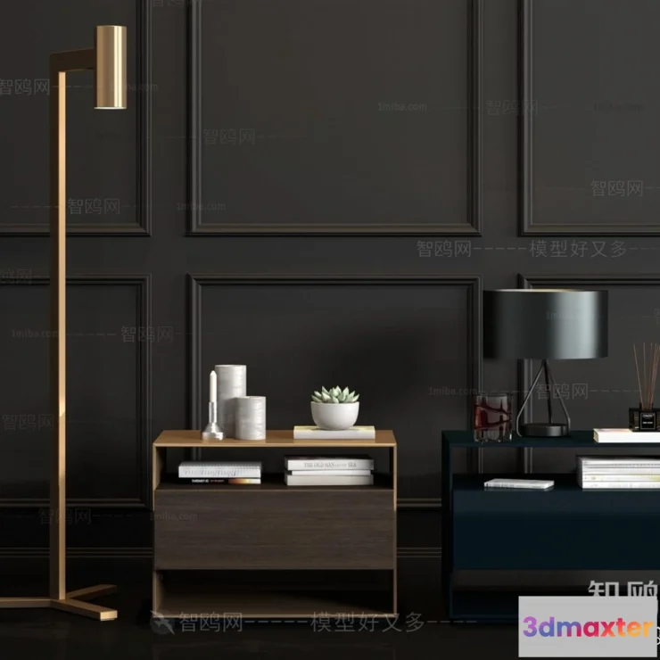 1379855 - Bedside Tables - 3D Furniture Models - 083 3D Max