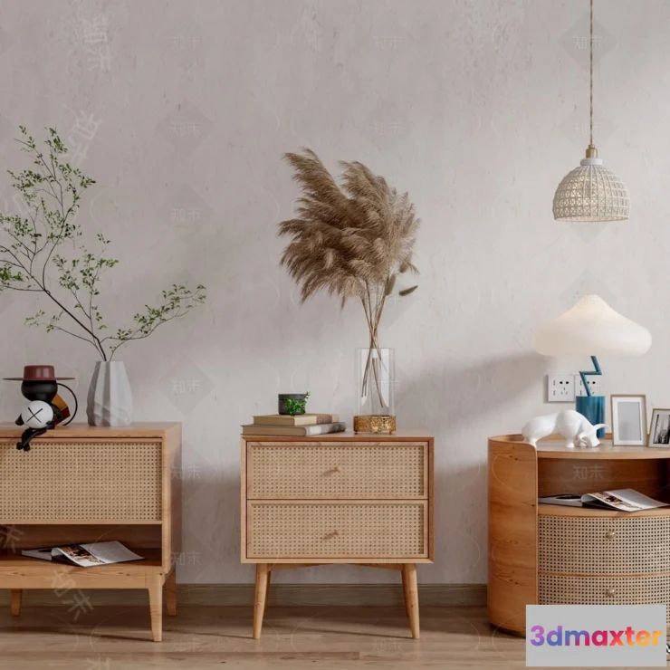 1380311 - Bedside Tables - 3D Furniture Models - 090 3D Max