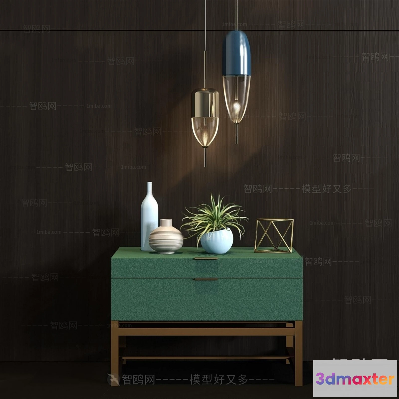 1380461 - Bedside Tables - 3D Furniture Models - 092 3D Max