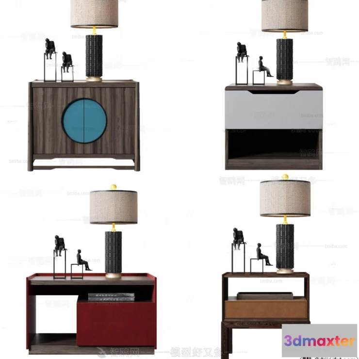 1380589 - Bedside Tables - 3D Furniture Models - 094 3D Max