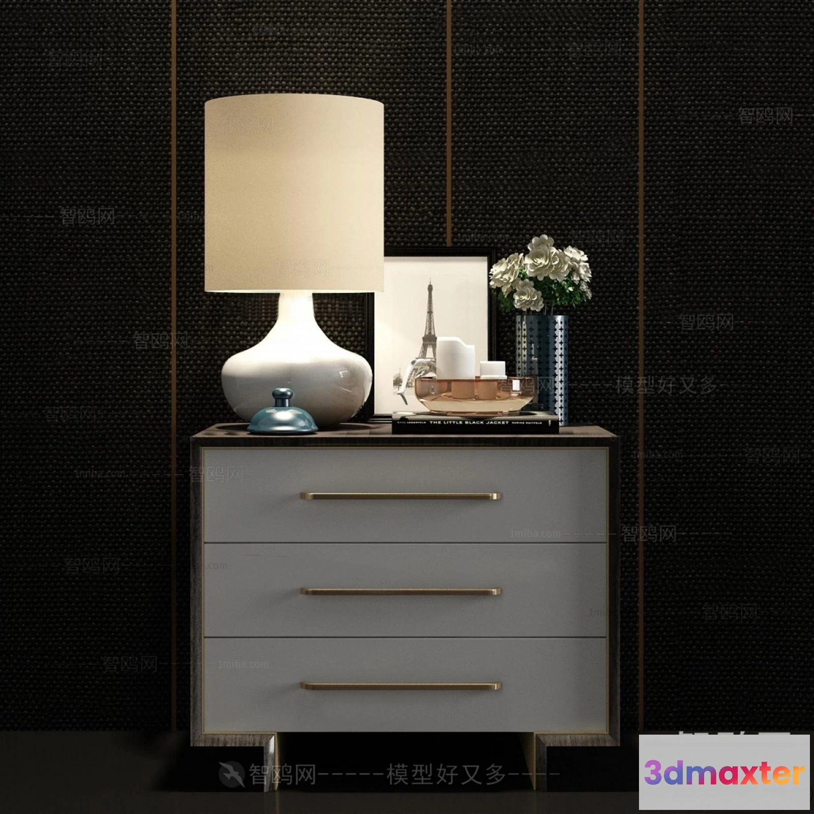 1380986 - Bedside Tables - 3D Furniture Models - 100 3D Max