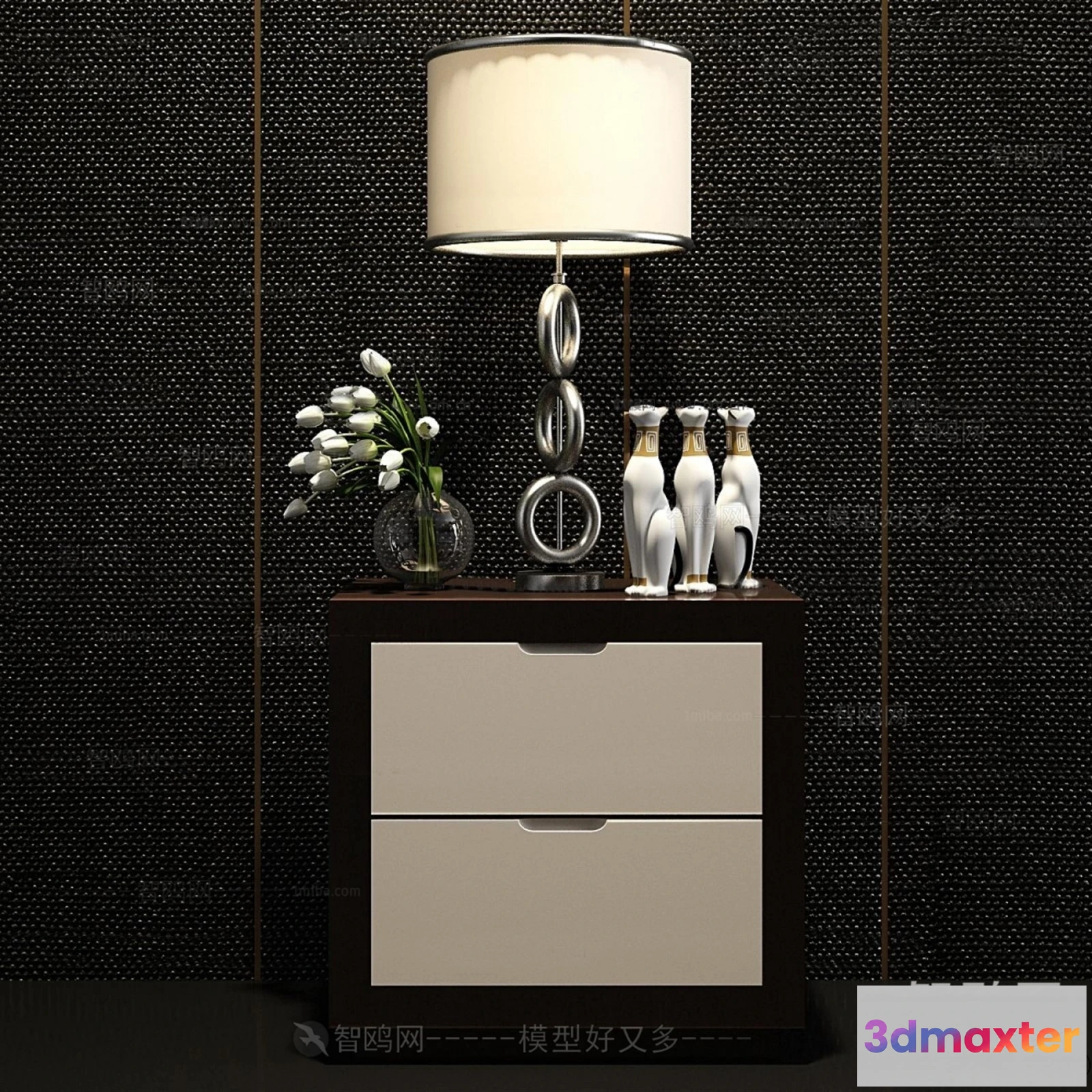 1381254 - Bedside Tables - 3D Furniture Models - 104 3D Max