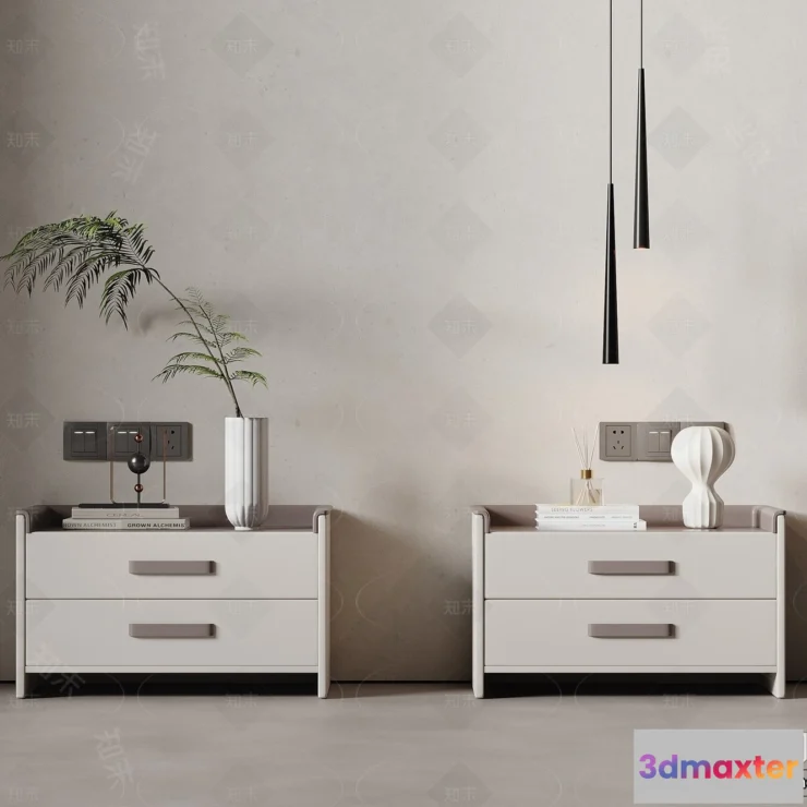 1382316 - Bedside Tables - 3D Furniture Models - 120 3D Max