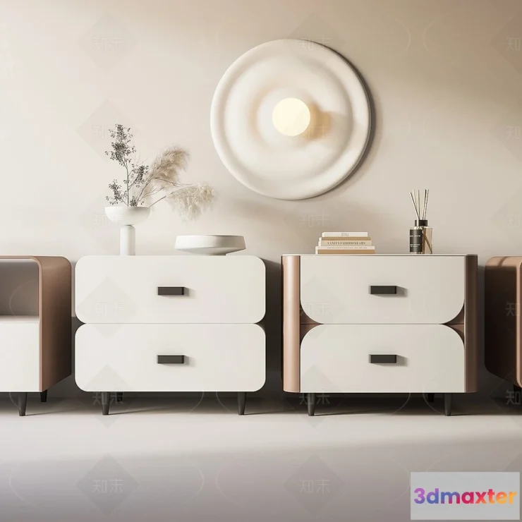 1382381 - Bedside Tables - 3D Furniture Models - 121 3D Max