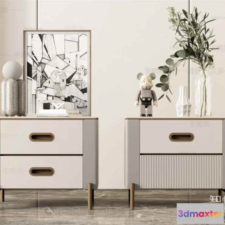 1382571 - Bedside Tables - 3D Furniture Models - 124 3D Max