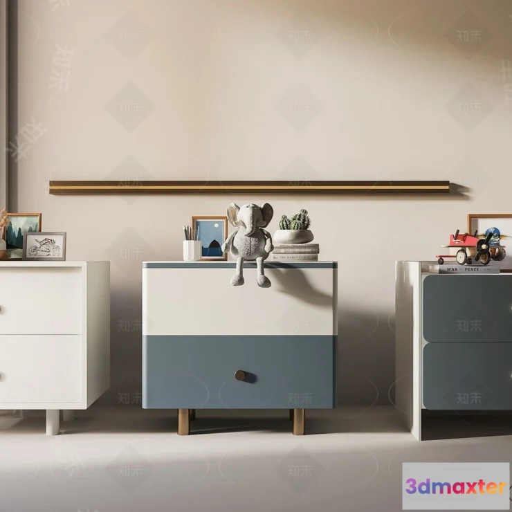 1382631 - Bedside Tables - 3D Furniture Models - 125 3D Max