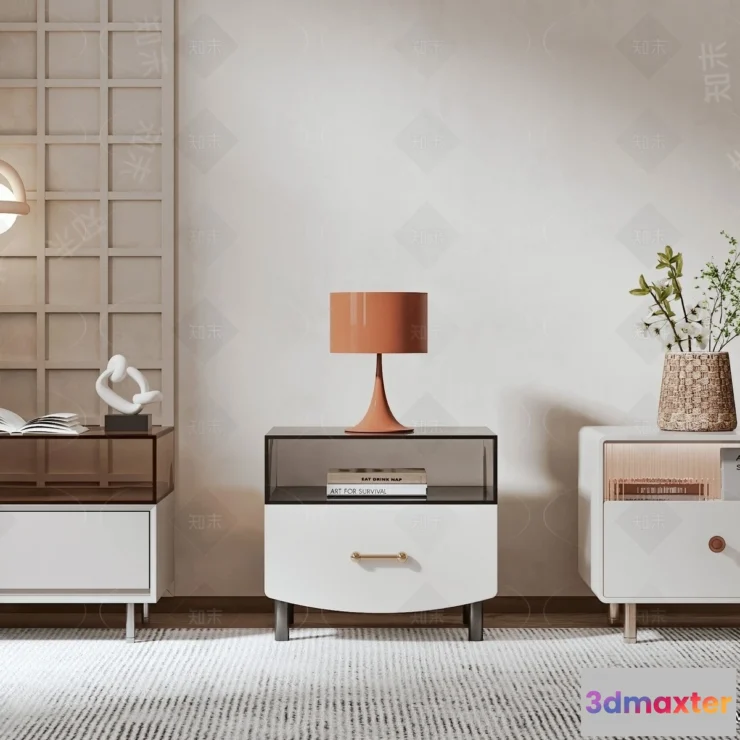 1382821 - Bedside Tables - 3D Furniture Models - 128 3D Max