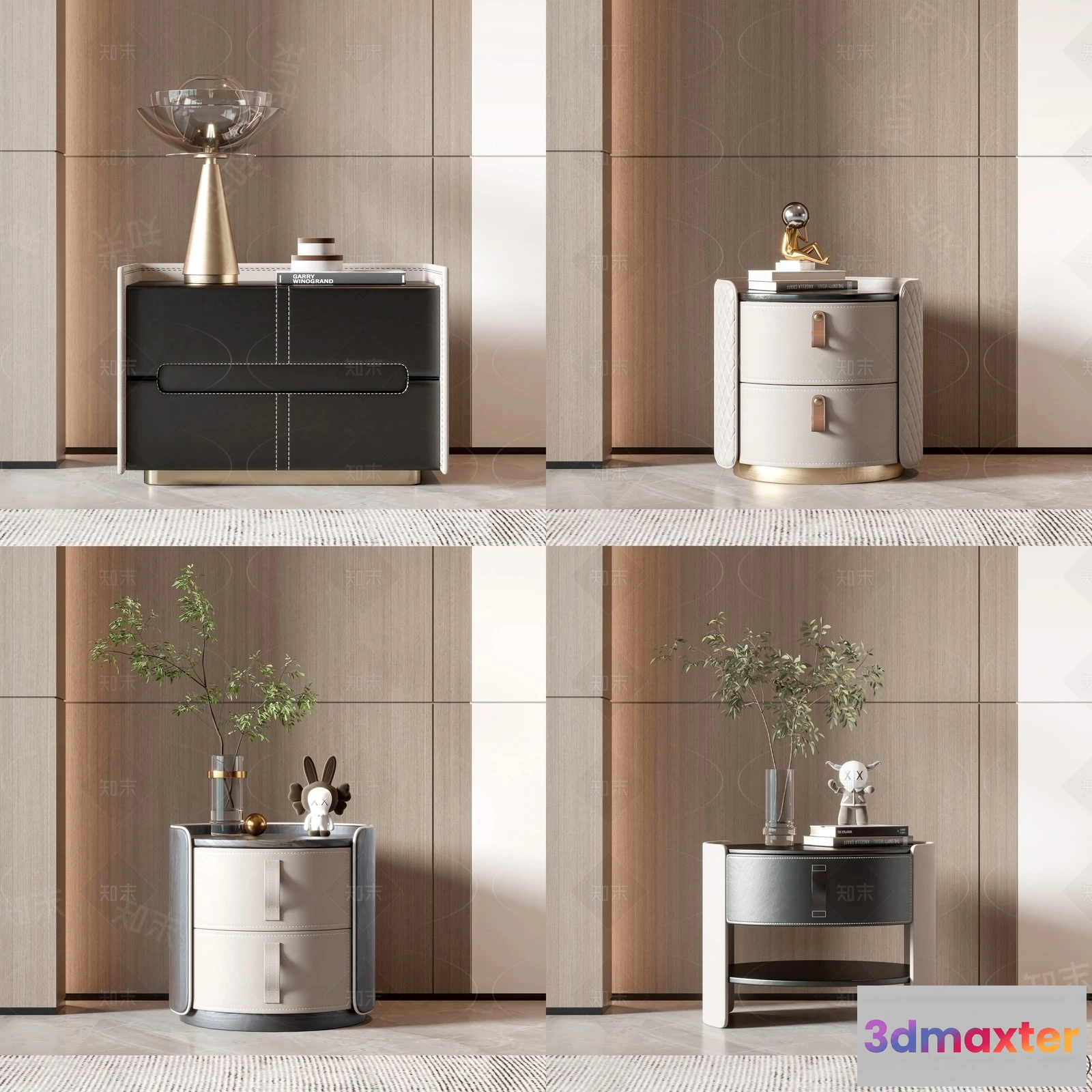 1383157 - Bedside Tables - 3D Furniture Models - 133 3D Max