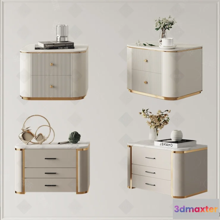 1383344 - Bedside Tables - 3D Furniture Models - 136 3D Max