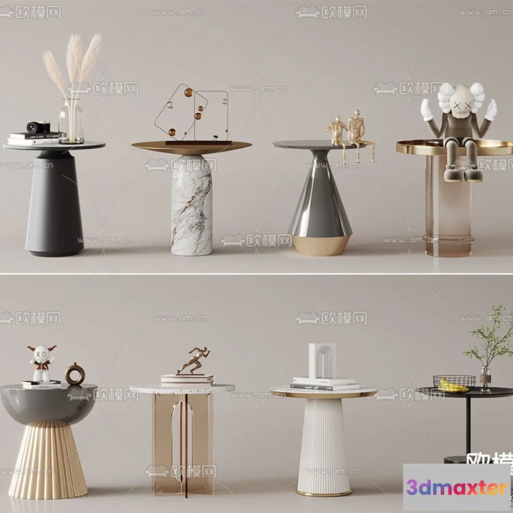 1383478 - Bedside Tables - 3D Furniture Models - 138 3D Max